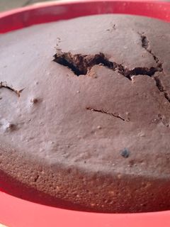 Una foto de Bizcocho de chocolate puro negro