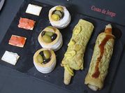 Una foto de dip de atun con queso crema