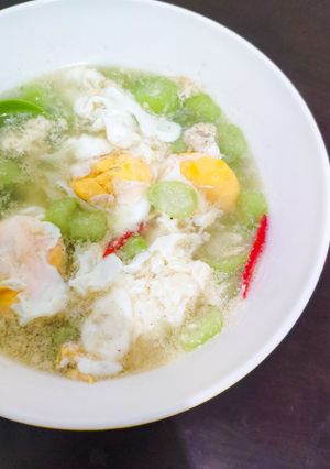 Foto resep Gambas/oyong telur kuah