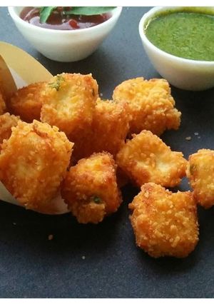 A picture of Paneer popcorn.