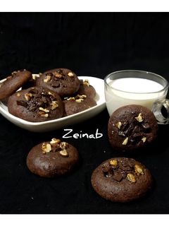 عکسی از دستور کوکی شکلاتی با روغن مایع