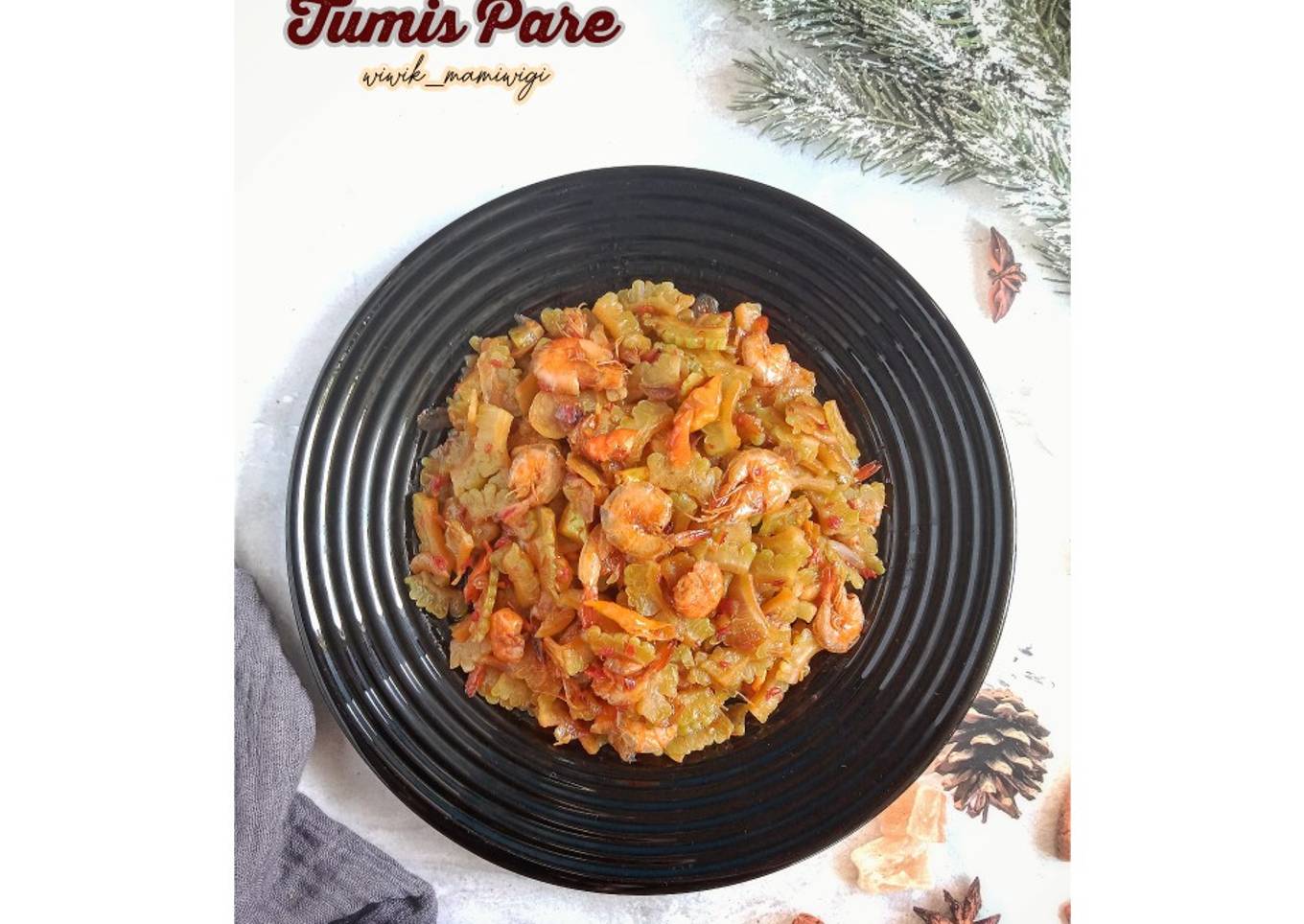Tumis Pare Udang