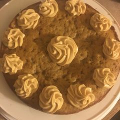 A picture of Peanut butter frosting.