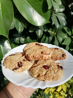 Una foto de Galletas de avena y arándanos en freidora de aire. 🍪😍