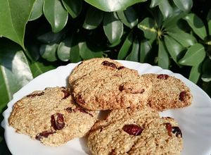 Una foto de Galletas de avena y arándanos en freidora de aire. 🍪😍