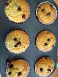 Keto chocolate chip muffin