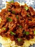Res Vindaloo con Brócoli y Arroz