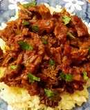 Res Vindaloo con Brócoli y Arroz