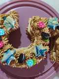 Number o letter cake