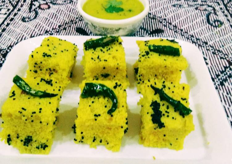 Simple Way to Make Homemade Khaman dhokla