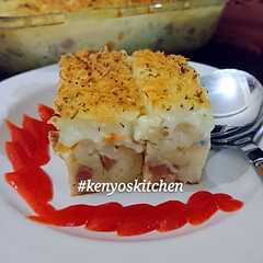 A picture of Macaroni Schotel.
