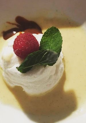 Foto resep Ile flottante atau floating island.