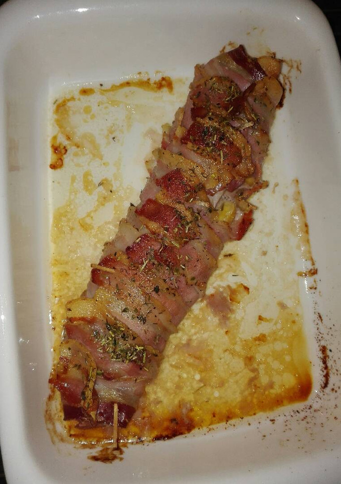 Una foto de Solomillo relleno de plátano