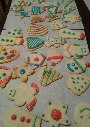 A picture of Christmas Cookies.