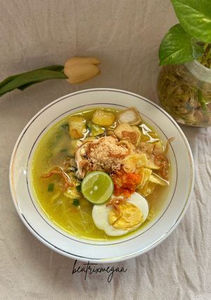 Foto resep Soto Ayam Kuah Kuning Bening (Khas Malang)