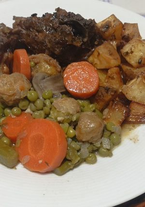 Una foto de Cabrito asado en cazuela