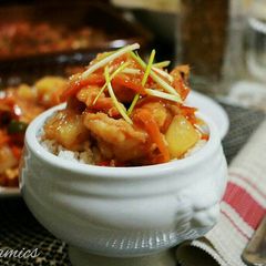 A picture of Sweet and Sour Shrimp.