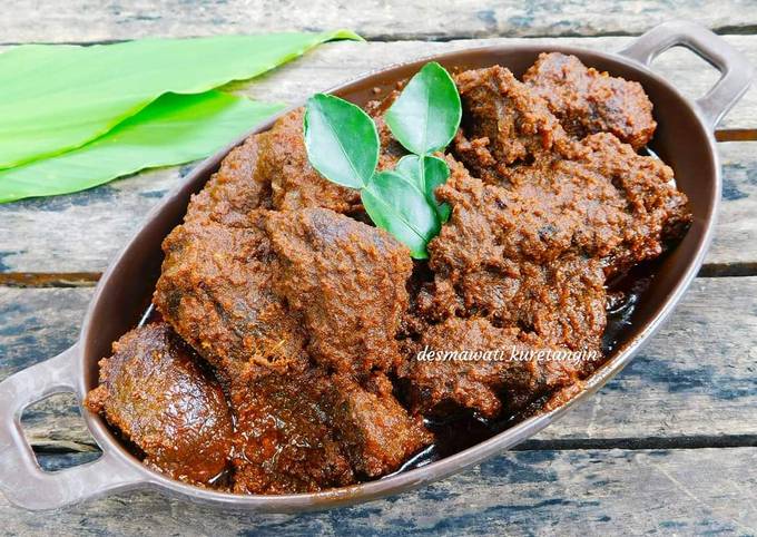 Resep Rendang Daging Sapi Khas Minang Oleh Desmawati Kuretangin Cookpad