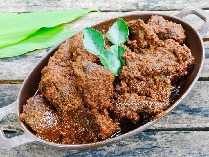 Cara Gampang Membikin Resep Rendang Daging Sapi Khas Minang yang Bikin Ngiler Anti Ribet, Lezat