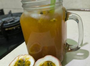 Foto resep 445. Es Teh Markisa Madu