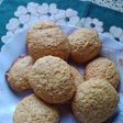 Galletas de mandarina, coco y avena