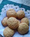 Galletas de mandarina, coco y avena