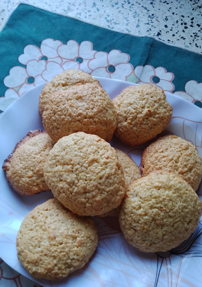 Una foto de Galletas de mandarina, coco y avena