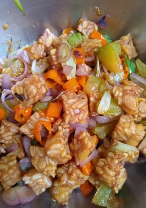 Foto resep Tempe masak sambal dabu