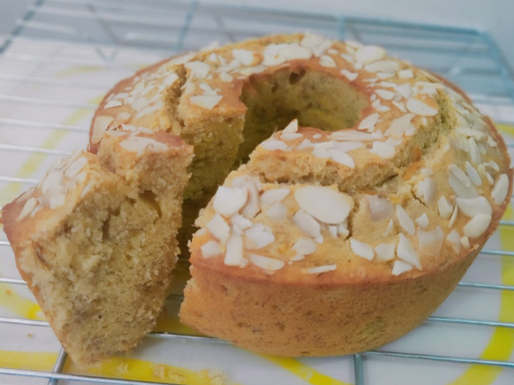 Yuk intip, Bagaimana cara bikin Banana Almond Cake / Bolu Pisang Almond  istimewa