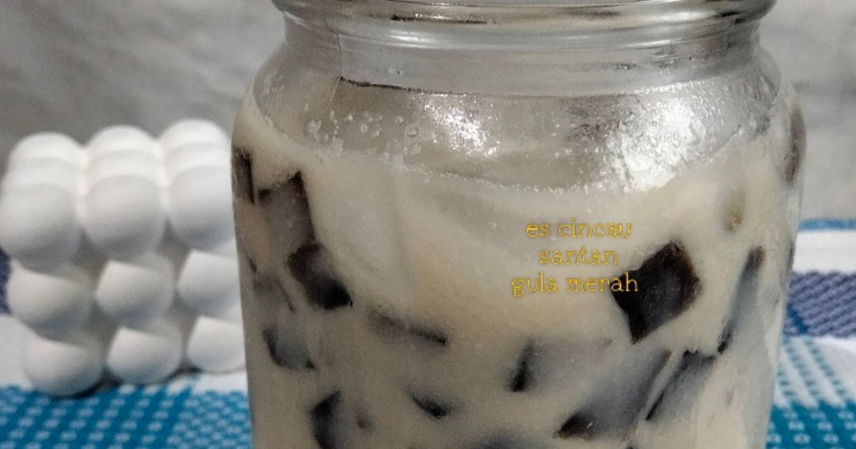 Es Cincau Santan gula merah