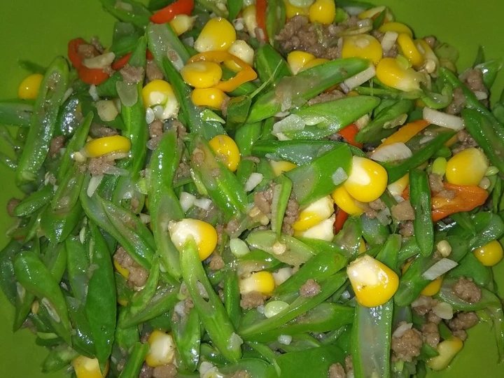 Cara Gampang Menyiapkan Resep  Tumis Buncis Daging Cincang yang Lezat Sekali, Enak Banget