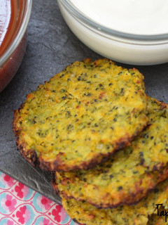 Una foto de Tortitas de brócoli y calabaza