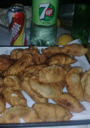 Una foto de Empanadas de mondongo y carne