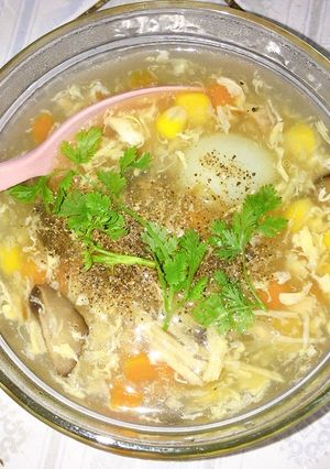 Hình của món Súp gà.