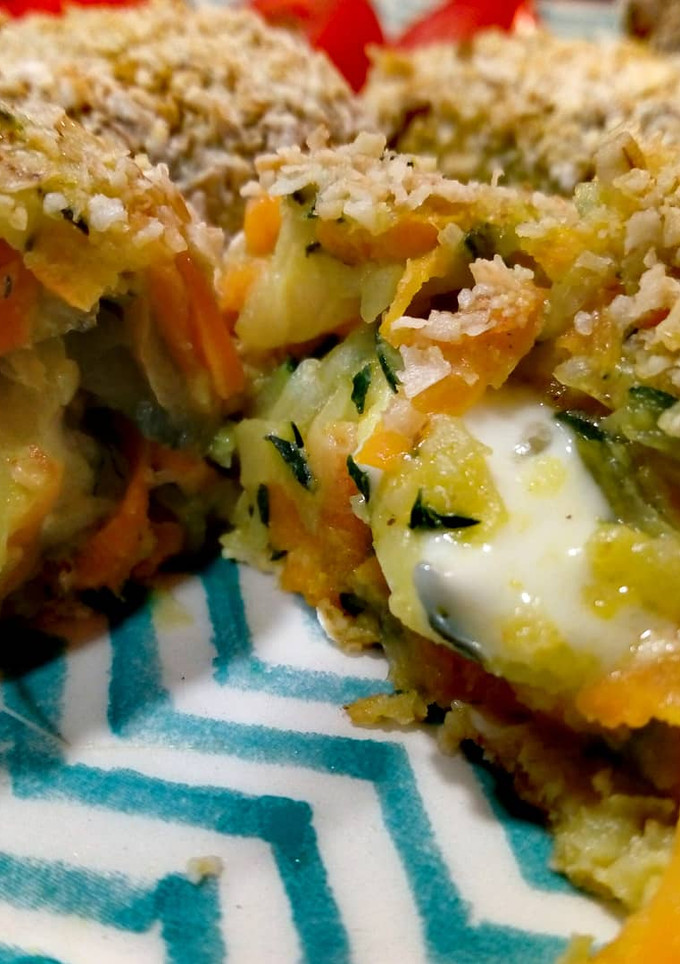 Una foto de Albóndigas vegetarianas rellenas de queso