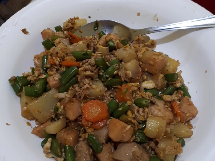 Cara Mudah Membikin Resep Tumis buncis orek telur yang Lezat Anti Ribet, Mantap Sekali