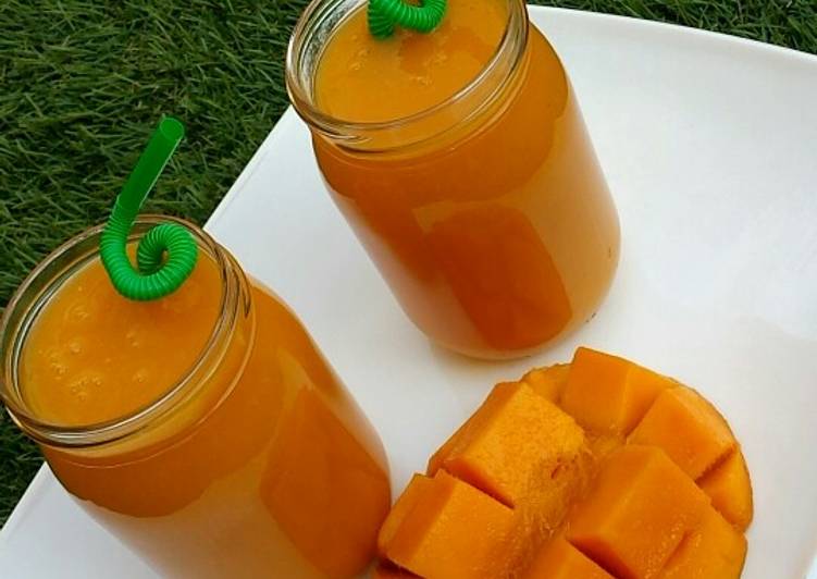 Easiest Way to Make Perfect Fresh mango juice