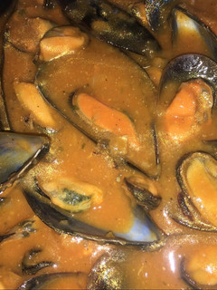 Una foto de Mejillones en Salsa Picante