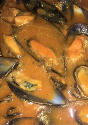 Una foto de Mejillones en Salsa Picante