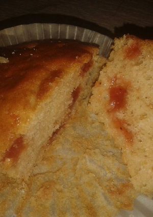 Una foto de Cupcake con dulce de membrillo