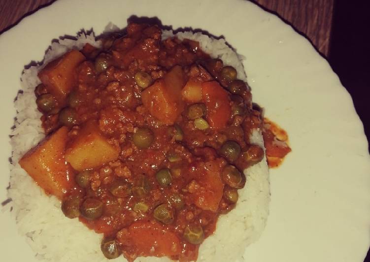 Recipe of Super Quick Homemade Mince veggie stew