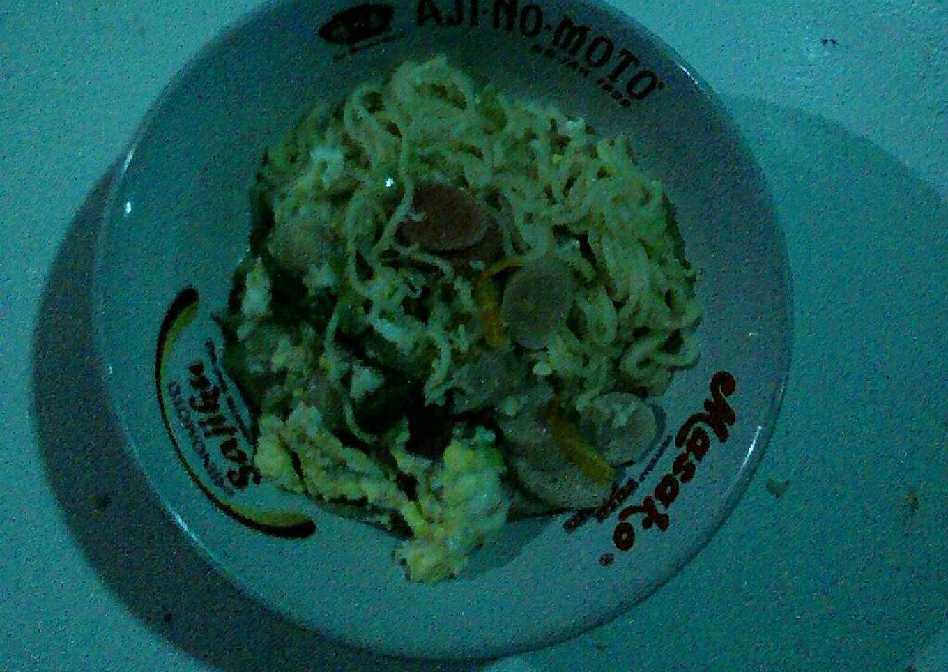 Mie Rebus Sosis Sederhana