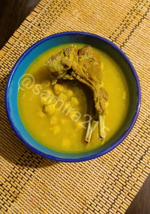 عکسی از دستور نخود آب+ گوشت در زودپز