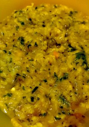 Foto resep MPASI Bubur Bayam Labu