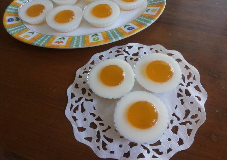 Puding telur ceplok
