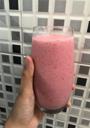 Foto resep Strawberry smoothies