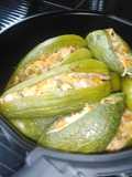 Pepinos de agua rellenos
