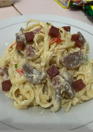 Foto resep Fettucine Carbonara Merdeka