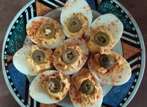 Una foto de Huevos rellenos