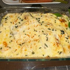 A picture of Cod Mornay - this is an amazing Luxary Dish for a WOW.